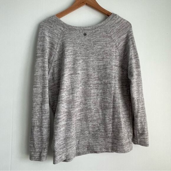 Prana grey pullover long sleeve top crewneck shirt size small - Picture 7 of 10